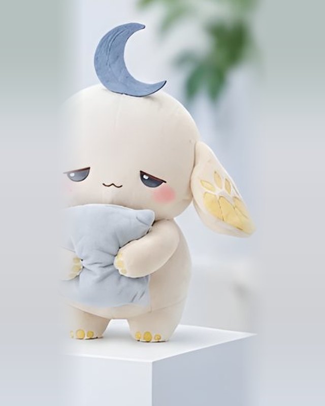 月をモチーフにしたAIぬいぐるみ